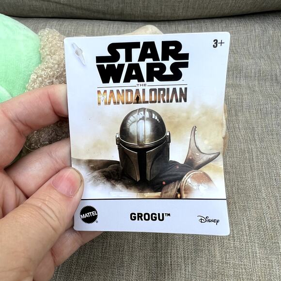 Disney Star Wars The Mandalorian Grogu Baby Yoda 8" Plush NWT - Picture 4 of 4